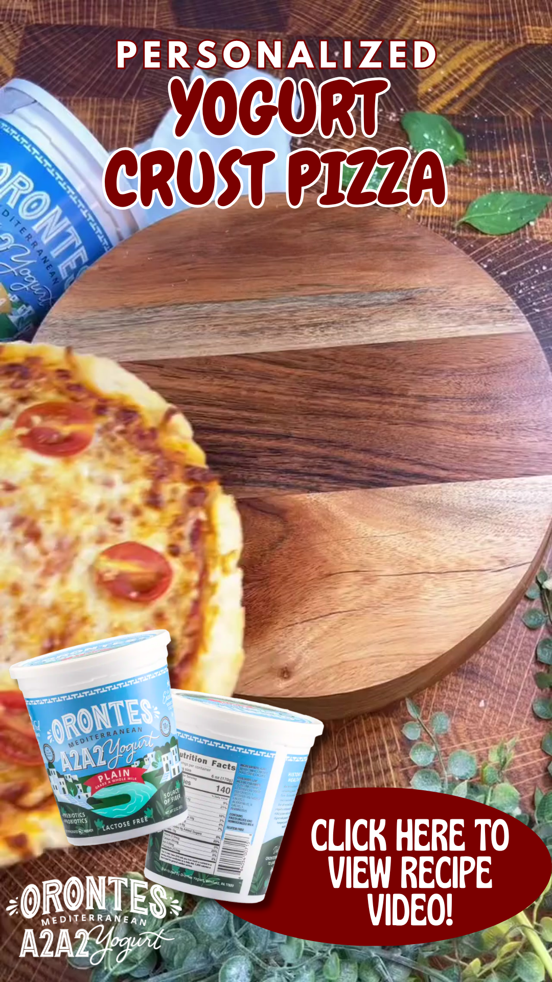 Orontes Yogurt Crust Pizza Recipe 